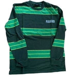 PLEASURES Longsleeve Tee - Green (Medium)